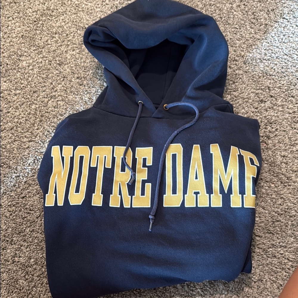 Jansport Navy and Gold Notre Dame Hoodie